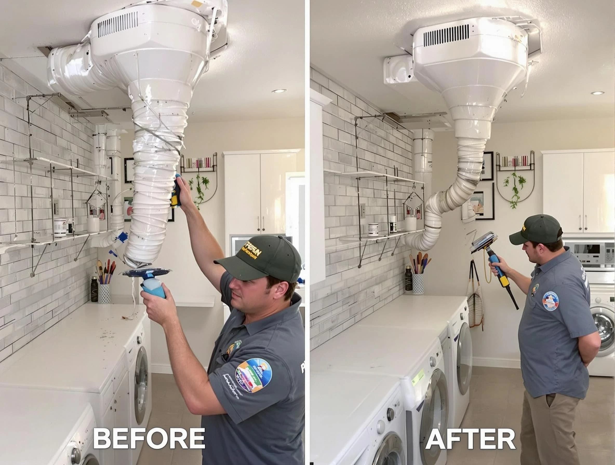 Professional dryer exhaust vent cleaning by Monroeville Dryer Vent Cleaning in Monroeville